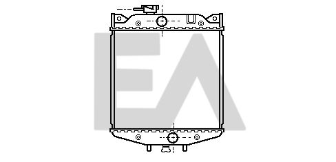 31R19002 EACLIMA Радиатор, охлаждение двигателя