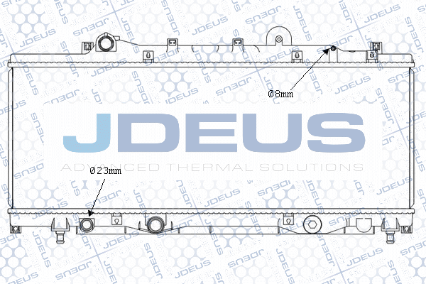 M0110320 JDEUS Радиатор, охлаждение двигателя