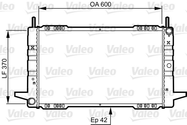 730563 VALEO Радиатор, охлаждение двигателя