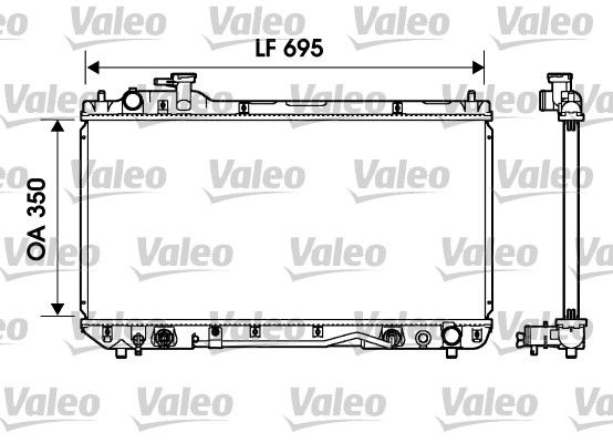 734217 VALEO Радиатор, охлаждение двигателя