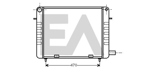 31R54066 EACLIMA Радиатор, охлаждение двигателя