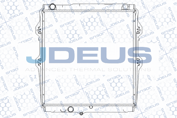 M0280580 JDEUS Радиатор, охлаждение двигателя