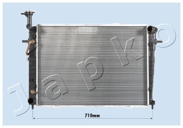 RDA283085 JAPKO Радиатор, охлаждение двигателя