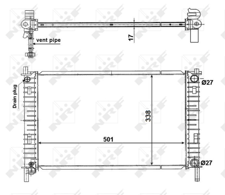 WG1723077 WILMINK GROUP Радиатор, охлаждение двигателя