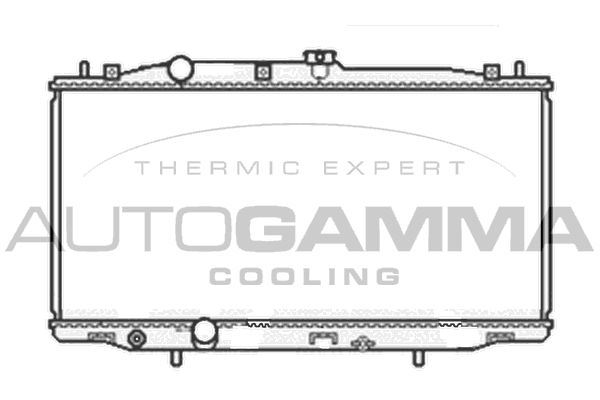 103927 AUTOGAMMA Радиатор, охлаждение двигателя