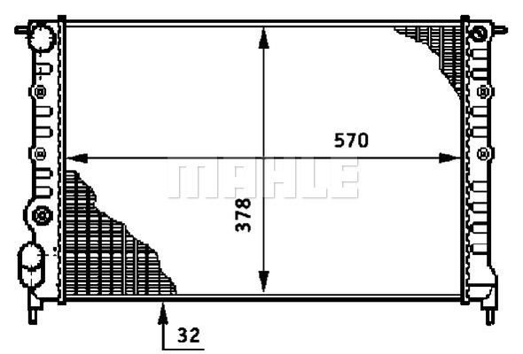 WG2183846 WILMINK GROUP Радиатор, охлаждение двигателя