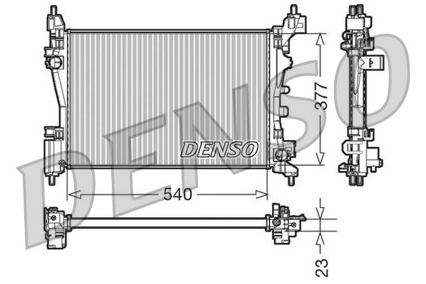 WG1919004 WILMINK GROUP Радиатор, охлаждение двигателя