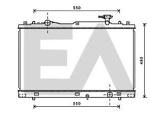 31R69061 EACLIMA Радиатор, охлаждение двигателя