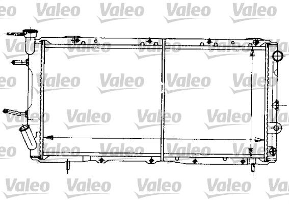 731155 VALEO Радиатор, охлаждение двигателя