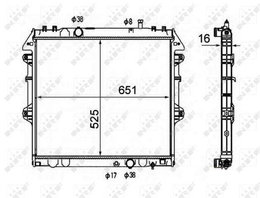 WG1723442 WILMINK GROUP Радиатор, охлаждение двигателя