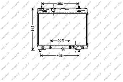 TY325R006 PRASCO Радиатор, охлаждение двигателя