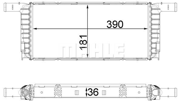 WG2182964 WILMINK GROUP Радиатор, охлаждение двигателя