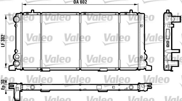 730349 VALEO Радиатор, охлаждение двигателя