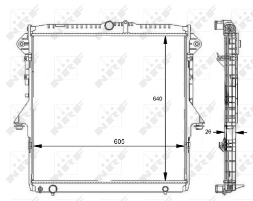 WG1723615 WILMINK GROUP Радиатор, охлаждение двигателя