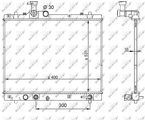 WG1723670 WILMINK GROUP Радиатор, охлаждение двигателя