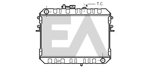 31R52017 EACLIMA Радиатор, охлаждение двигателя