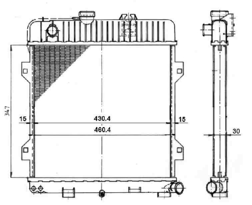 WG1721574 WILMINK GROUP Радиатор, охлаждение двигателя