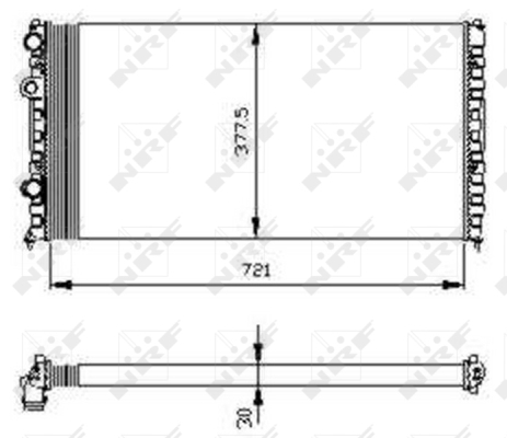 WG1722883 WILMINK GROUP Радиатор, охлаждение двигателя