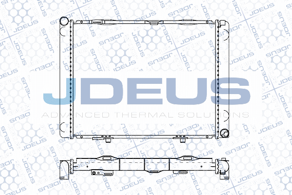 M0170610 JDEUS Радиатор, охлаждение двигателя