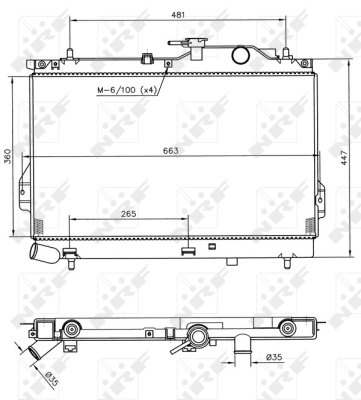 WG1722246 WILMINK GROUP Радиатор, охлаждение двигателя