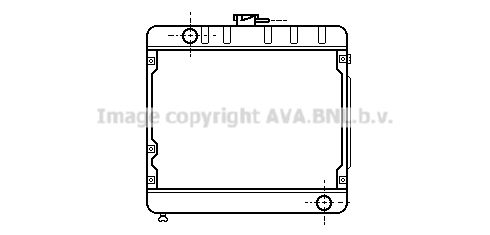 MS2016 AVA QUALITY COOLING Радиатор, охлаждение двигателя