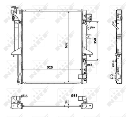 WG1722709 WILMINK GROUP Радиатор, охлаждение двигателя