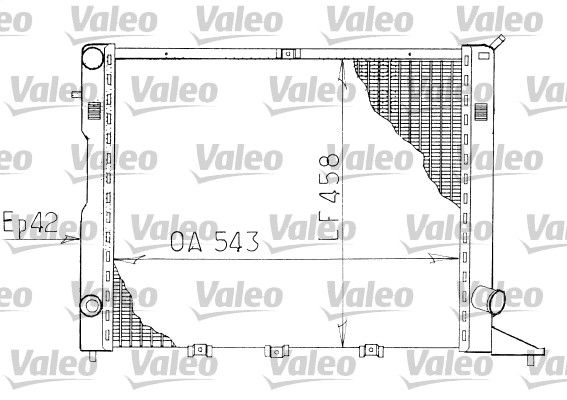 730816 VALEO Радиатор, охлаждение двигателя