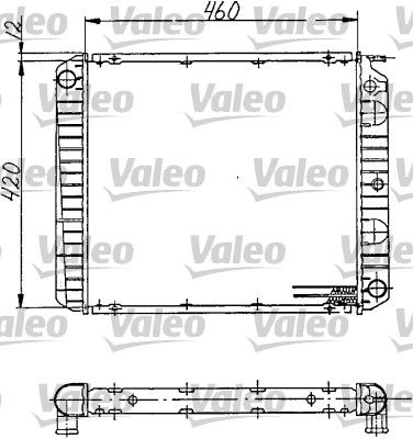 810968 VALEO Радиатор, охлаждение двигателя