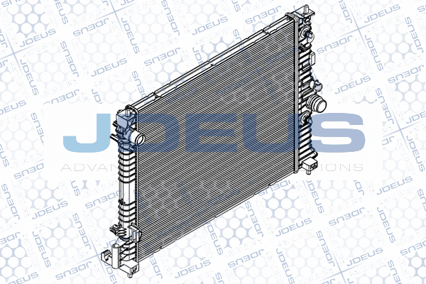 RA0560190 JDEUS Радиатор, охлаждение двигателя