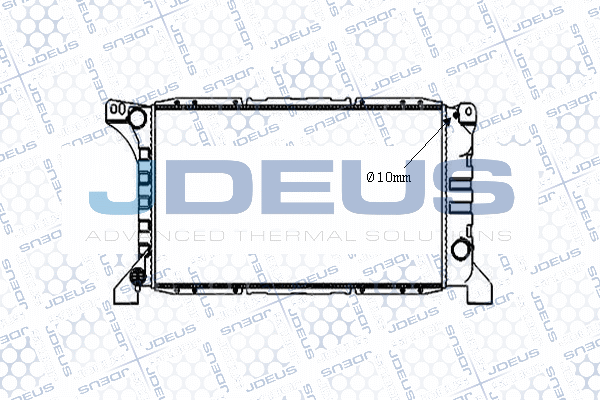 M0120830 JDEUS Радиатор, охлаждение двигателя