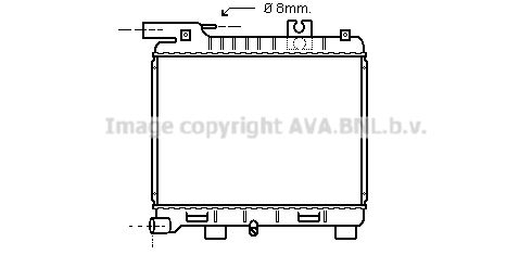 BW2053 AVA QUALITY COOLING Радиатор, охлаждение двигателя