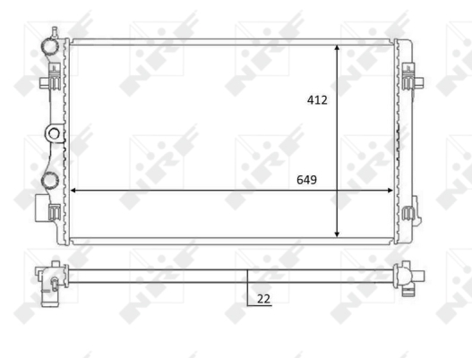 WG1723608 WILMINK GROUP Радиатор, охлаждение двигателя