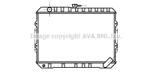 MT2049 AVA QUALITY COOLING Радиатор, охлаждение двигателя