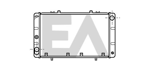 31R71010 EACLIMA Радиатор, охлаждение двигателя