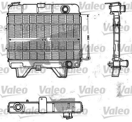 810881 VALEO Радиатор, охлаждение двигателя