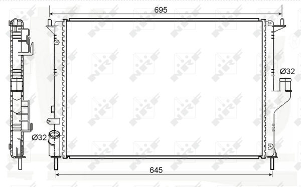 WG2161923 WILMINK GROUP Радиатор, охлаждение двигателя