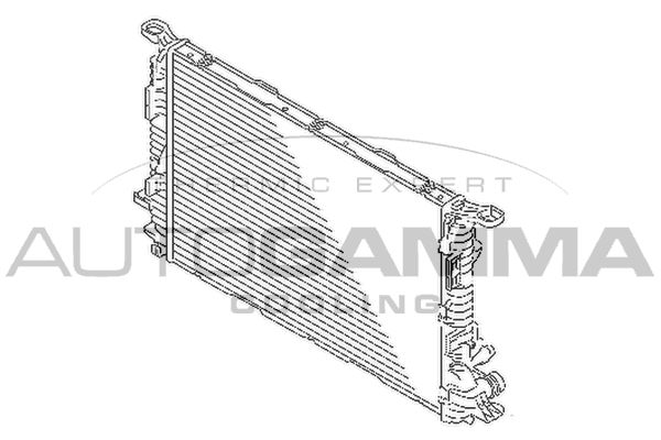 107203 AUTOGAMMA Радиатор, охлаждение двигателя