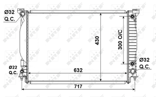 WG1722123 WILMINK GROUP Радиатор, охлаждение двигателя