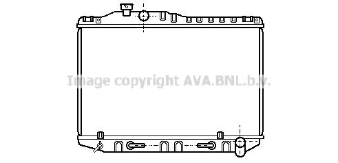 TO2059 AVA QUALITY COOLING Радиатор, охлаждение двигателя