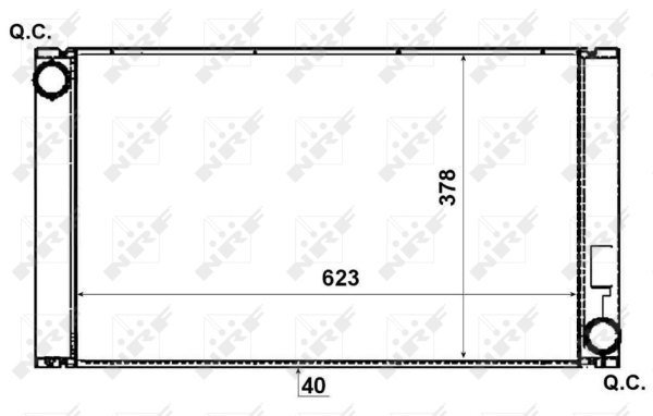 WG1722553 WILMINK GROUP Радиатор, охлаждение двигателя