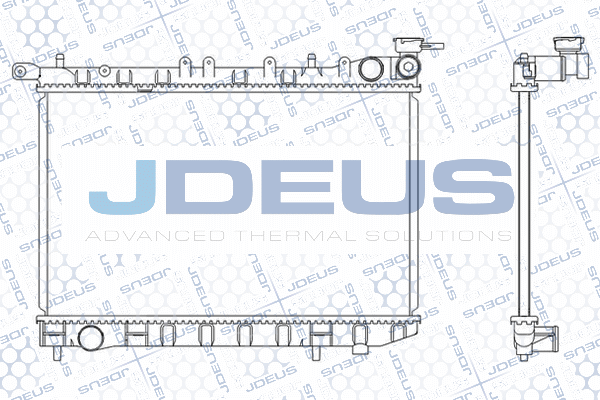 M0190310 JDEUS Радиатор, охлаждение двигателя