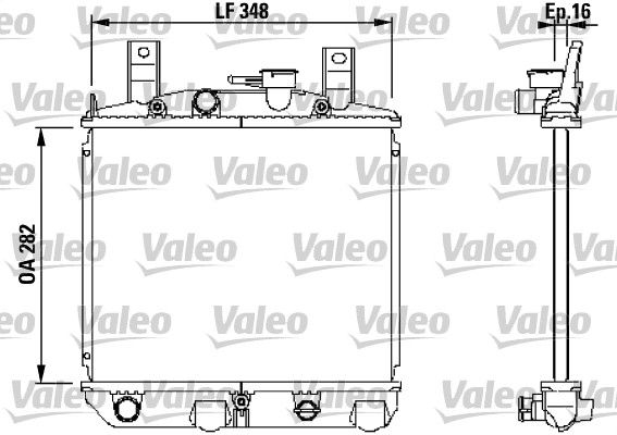 730397 VALEO Радиатор, охлаждение двигателя