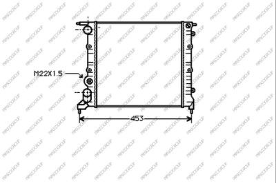 RN023R007 PRASCO Радиатор, охлаждение двигателя