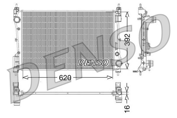 WG1919009 WILMINK GROUP Радиатор, охлаждение двигателя