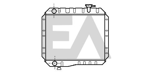 31R71023 EACLIMA Радиатор, охлаждение двигателя