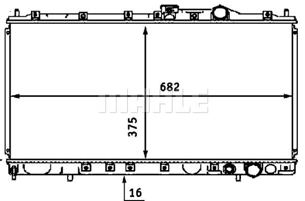 WG2183727 WILMINK GROUP Радиатор, охлаждение двигателя