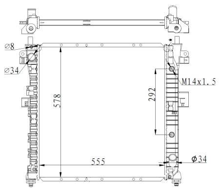 WG2162379 WILMINK GROUP Радиатор, охлаждение двигателя