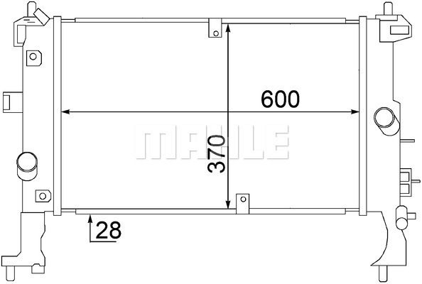 WG2182687 WILMINK GROUP Радиатор, охлаждение двигателя