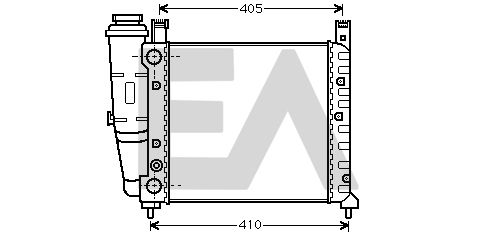 31R25014 EACLIMA Радиатор, охлаждение двигателя