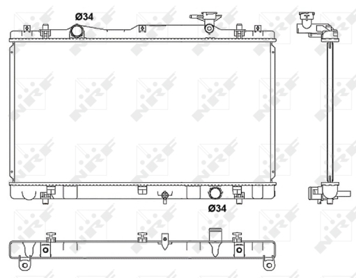 WG1722005 WILMINK GROUP Радиатор, охлаждение двигателя